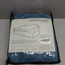 YEMYHOM 1 Piece Stretch Chair Sofa Slipcovers Couch Covers for 1 Seat, Jacquard Armchair Covers with Non-Slip Elastic Bottom, Thickened Furniture Protector for Dogs Pets kids (Small, Peacock Blue