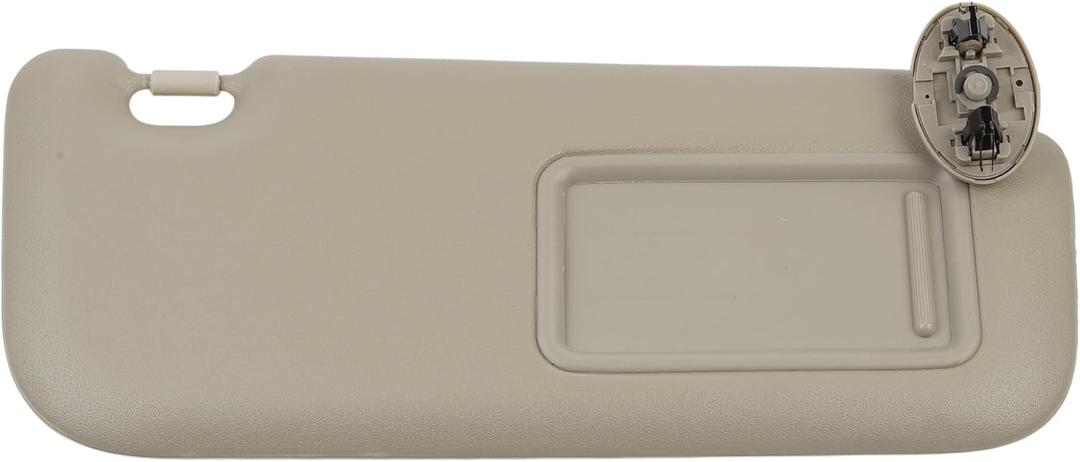 Dasbecan Right Passenger Side Sun Visor Compatible with Toyota Corolla 2009 2010 2011 2012 2013 Sunvisor Leather