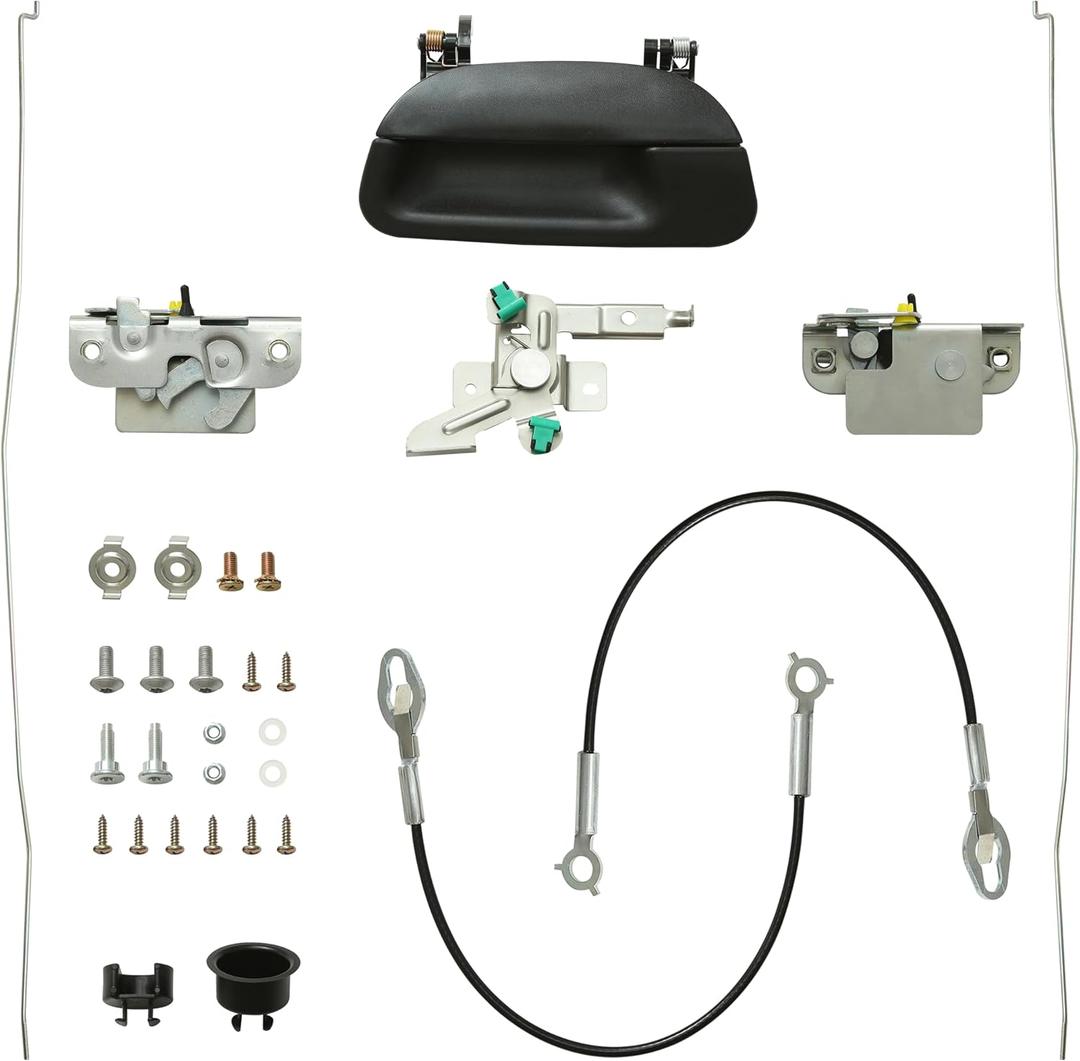 Tailgate Hardware Rebuild Kit Compatible with Ford F150 1997-2003 Super Duty F250 F350 1999-2007 Replace 72958 Handle Cable Latch (72958)