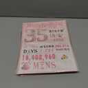7 x 35th Birthday Card for Women, 35th Birthday Decoration, Sweet Funny 35 Year Old Birthday Gifts Idea, Greeting Cards for Wife Mother Aunt Daughter Friend Sister Mon Her, Jumbo Back In 1991 Pink