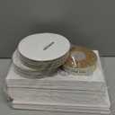 28 Sets 6x6x5 Cake Box, White Cake Box with Window 6" White Cake boxes Round Boards, 6inch Cake Containers with Lids for Easter and Mother's Day Cheesecake, Cakes(6 * 6 * 5inch/28pcs)