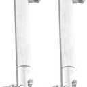 2Pcs Vgoohobby Metal Centre Transmission Shaft Drive Shaft Dogbone Compatible with Axial SCX10 SCX0016 Tamiya CC01 RC4WD D90 90028 1/10 RC Rock Crawlers Car (110mm-155mm)