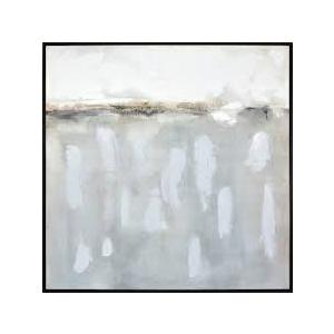 Abstract Art Framed Canvas, 37 in x 37 in