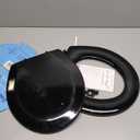 Standard Wood Toilet Seat, Black - 17 Inch - Fits All Standard Size Fixtures - Easy to Install Fantasia by Achim Home Decor
