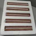40 Pcs Red Thin Wall Brick Veneers, 2.4" x 7.9" for Kitchen Backsplash, Living Room, Fireplace, Interior and Exterior Wall Decoration (7 sq.ft)