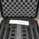 Condition 1 16" Medium Waterproof Hard Gun Case, Model 179, 4 Pistol Slots 12 Mags, TSA Approved Lockable Firearm Storage Case, IP67 Waterproof, Made in USA, 16"x13"x6.86" (Black)