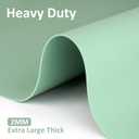 Silicone Mat Heat Resistant Mats for Countertop, Large Silicone Mats for Crafts Kitchen Counter Workbench Table protector, Size 36x24 inches Thick 2mm,Rolled Package,Light Green