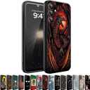 Case Compatiable for Samsung Galaxy S25 Edge 5G,Slim Shockproof Protective Cover for Samsung Galaxy S25 Edge 5G,The Dragon Reborn from The Ashes