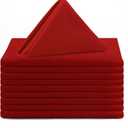 Your Chair Covers - 10 Pack 20 Inch Blush Cloth Polyester Napkins – Washable Dinner Fabric Napkins with Hemmed Edges for Weddings, Restaurants & Special Events