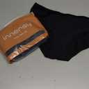 INNERSY Womens Underwear Cotton Hipster Panties Regular & Plus Size 6-Pack (Medium, Black)