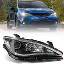 Huray Right Halogen Headlight Assembly Fit for Chrysler Pacifica 2018 2019 2020, RH Projector Headlamp OE Style Replacement for CH2519153 68228946AH Passenger Side