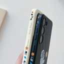 Yonds Queen for Samsung Galaxy S22 Cute Case, Cartoon Astronaut Space Moon Design Stylish Bumper Cover Women Girls Protective Shockproof Fashion Case (White Planet, Samsung Galaxy S22)
