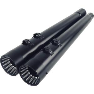 SHARKROAD Black 4.4'' Slip-On Mufflers for Harley 2017-up Touring Road King, Steet Glide, Road Glide, Electra Glide, 18BB