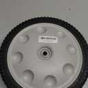 12 Inch 734-04019 Rear Wheel Replacement for MTD 734-04127, Lawn Mower Wheel 12" x 2.125" S-Wave Wheel Tire Compatible with Most Troy Bilt Walk-Behind Push Lawn Mower, 1 Pack