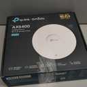 TP-Link EAP670 V2 WiFi 6 AX5400 Ultra-Slim 2.5G Ceiling Mount Access Point  Mesh, OFDMA, Seamless Roaming, HE160, MU-MIMO, SDN Integrated, Cloud Access, App, PoE+ (AX5400+1G Port)