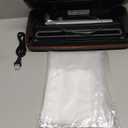 95KPa Vacuum Sealer Machine for Food, Automatic with Dual 12mm Heat Seal, 10-in-1 Modes, Built-in Cutter & Bag Storage, Includes 1 Roll and 10 Pre-Cut Bags (Red)