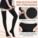 20-30 mmHg Compression Stockings for Women and Men,Thigh High Open Toe Compression Socks , Medical Graduated Support Hose for Varicose Veins, Edema, DVT,Relief Shin Splints,Edema,Swelling