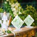 Cocktail Napkin Holder 2 Pack, Acrylic Clear Coffee Filter Holder, Modern Design, Decorative Caddy Holder for Tables and Kitchen Decor