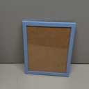 Americanflat 10x10 Picture Frame with Shatter-Resistant Glass - Use as 4x4 Frame with Mat or Display 10x10 Photo Without Mat - Streamline Collection - Thin Square Frames for Tabletop or Wall - Black