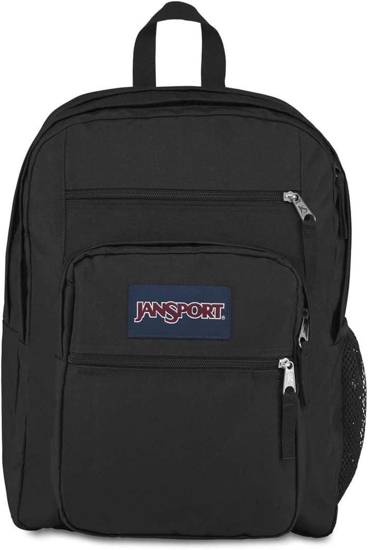JanSport Laptop Backpack - Computer Bag with 2 Compartments, Ergonomic Shoulder Straps, 15 Laptop Sleeve, Haul Handle - Black (One Size)
