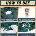 2 x Tent Repair Glue Seam Sealer, Waterproof Flexible Tent Repair Kit, Tent Seam Sealer for Tents, Jackets, Sleeping Pads, Awning and Outdoor Fabric, Repairs Tears in Nylon, Canvas, and Vinyl
