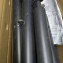 Shade Sail Poles 11.5Ft Outdoor Heavy Duty Sunshade Poles Support Awning Canopy Metal Pole Kit for Patio Garden Deck, 2 Pack
