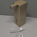 Automatic Liquid Soap Dispenser Touchless Soap Dispenser 380ml/12.8oz Rechargeable, Wall Mounted,4 Levels Adjustable Auto Soap Pump for Bathroom Kitchen Dish Soap (Champagne Gold)