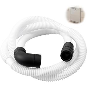 WPW10545278 Dishwasher Drain Loop Hose with Check Valve Compatible with Whirlpool Kenmore Replaces W10137608 W10193583 W10195750 W10418848 W10418849 W10481093 W10688890