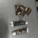 Shower Head Holder All Metal Handheld Shower Wand Bracket Adhesive Shower Wall Mount Holder Brass Shower Spray Holder Brushed Nickel, Drill Free Glue Installation