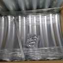 Land Guard 421.5ft Galvanized Raised Garden Bed Kit, Galvanized Planter Garden Boxes Outdoor, Oval Large Metal Raised Garden Bed for Vegetables (Classic Silver