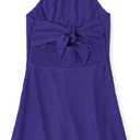 The Children's Place,Short Sleeve Fashion Dress (Purple)