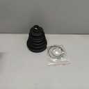 CVS18 Universal Split Constant Velocity Joint Gaiter Boot Replacement Kit, Black