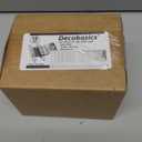 DecoBasics Cabinet Hinges Brushed Nickel for Kitchen Cabinets Doors (10 Pair - 20 Pcs)