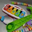 Fisher-Price Baby Playmat Deluxe Kick & Play Piano Gym for Learning & 2 Maracas Soft Rattles for Newborn to Toddler Play Ages 0+ Months