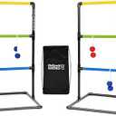 GoSports Ladder Toss Game Set - Includes 6 Soft Rubber Bolo Balls and Travel Carrying Case - Classic