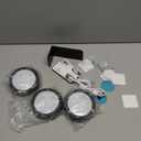 3-Pack Picture Lights for Wall, Rechargeable Battery Operated LED Painting Light with Remote Control Dimmable & Timer, 3 CCT Magnetic Art Display Lighting, Wireless Wall Decor Puck Light, Black