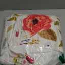 Tupmnbry Wildflowers Floral Throw Blanket Botanical Floral Printed Blanket Super Soft Flannel Throw Blankets Lightweight Fluffy Plush Fuzzy Bed Blankets for Bedding Sofa 50"X60"