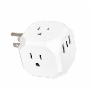 Three Sided Wall Adapter With A & C Ports, 1 ct 