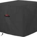 Porch Shield 600D Waterproof Air Conditioner Covers for Outside Units Square AC Cover Black - 34 x 34 x 30 inch