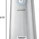 Cuisinart SCO-60 Deluxe Electric Can Opener, Quality-Engineered Motor System Allows you to Open Any Size Can, Stainless Steel