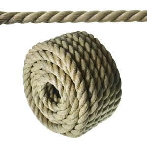 1in 50ft Twisted 3 Strand Synthetic Polypropylene Line Artificial Manila Rope Suitable for Tree Work Camping Navigation Swing