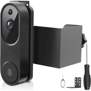 Anti-Theft Doorbell Mount No Drill Compatible with Orbitell/Reolink Video Doorbell, Adjustable Mounting Bracket Holder Accessories for Apartment Rentals, Enhanced Protection Doorbell Mount Bracket