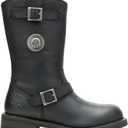 Harley-Davidson Footwear Mens Classic Cruise Tall Motorcycle Casual Boots Mid Calf - Black, 8M