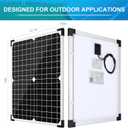 Solar Panel Kit 20W 12V Monocrystalline,Battery Maintainer +10A Solar Charge Controller + Extension Cable with Battery Clips O-Ring Terminal for RV Marine Boat Off Grid System