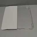 kenke Hybrid Case for iPad Air 13 Inch M3/M2 (2025/2024), Pro 12.9 Inch (6th/5th Generation, 2022/2021) with Pencil Holder, 2 in 1 Detachable Cover with Clear Hard Back, Auto Sleep/Wake, Gray