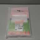 Teenyyou 50 Pcs Christmas Elf Cookie Gift Bags Red and White Stripe Candy Goodies Snack Stand up Pouch Treat Bags with Window for Packaging Xmas Party Favor Supplies, 8 x 6.5 x 2.5 Inch