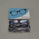 3 Pack Progressive Multifocus Reading Glasses for Men Women Blue Light Blocking Spring Hinges Computer Readers (3 Black,1.50)