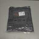 Mens Hat and Gloves Set, Warm Beanie Knit Long Scarf Fleece Lined Winter Hats Touchscreen Gloves for Men (Style A-grey Black)