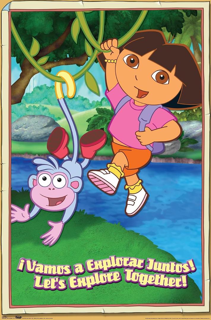 Trends International Nickelodeon Dora The Explorer - VIne Wall Poster, 22.375" x 34", Premium Unframed Version, 34"L x 22.4"W