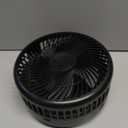 Primevolve Portable Oscillating Standing Fan,Rechargeable Battery Operated USB Floor Table Desk Fan with Remote, Bedroom Camping Travel Fans Black 7.7"